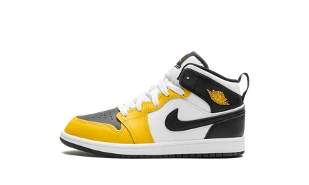 Детские кеды для мальчиков Jordan 1 Mid PS DQ8424 701, охра