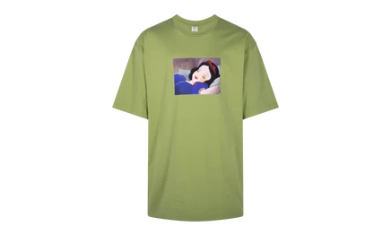Футболка Supreme Snow White Tee FW24, моховой