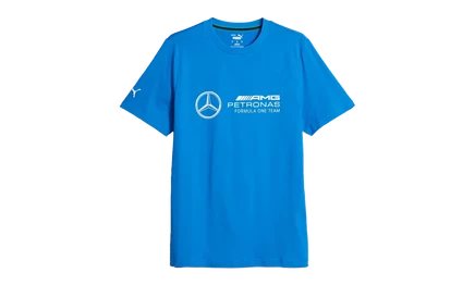 Футболка Puma MAPF1 Mercedes Essential Logo, синяя