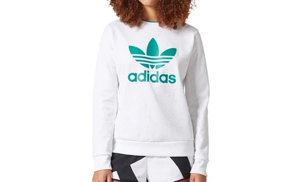 Джемпер Adidas Equipment, бело-зеленый