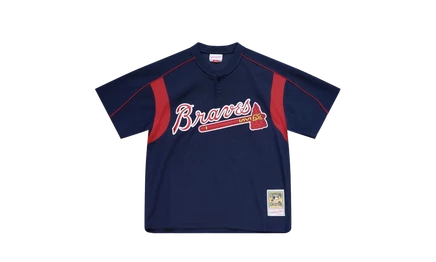 Джерси Mitchell & Ness Atlanta Braves 2003 ABPJ3334, тёмно-синий