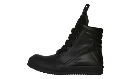 Мужские высокие кроссовки Rick Owens Geobasket, черные