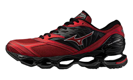 Мужские кроссовки Mizuno Wave Prophecy LS, красно-бордовые