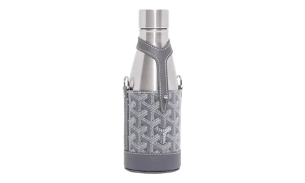 Унисекс-набор Goyard Yonne PM, чехол и фляга, серый