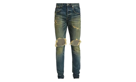 Джинсы Purple brand Dropped Fit P002 Mid, индиго