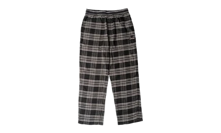 Мужские фланелевые брюки Chrome Hearts CHRM1726, черно-серо-белые