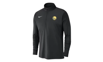 Унисекс пуловер Nike Golden State Warriors 1/2 zip, черный
