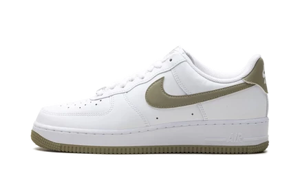 Кроссовки Nike Air Force 1 Low 07, бело-оливковые