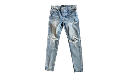 Мужские джинсы Amiri MX1 Patch AMR002, индиго