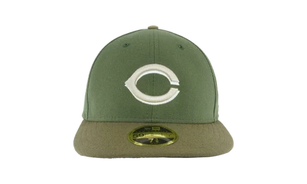 Унисекс кепка New Era 59FIFTY Редс NE983, оливковая/зеленая