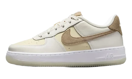 Кроссовки Nike Air Force 1 Low GS, молочно-белые/хаки