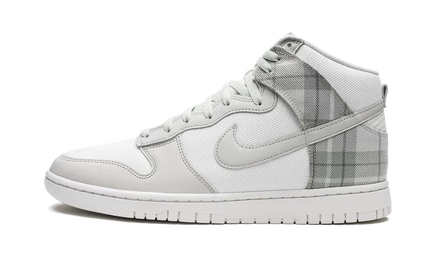 Кроссовки Nike Dunk High Plaid, белые