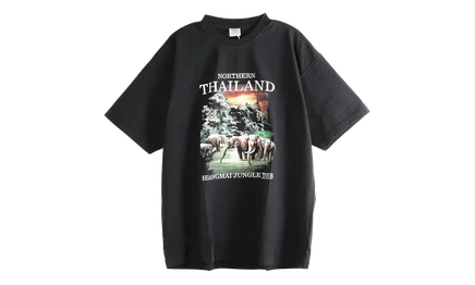 Мужская футболка VETEMENTS Thailand Tourist, черная