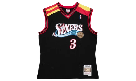 Мужской альтернативный джерси Mitchell & Ness 76ers 2006 Iverson, черный