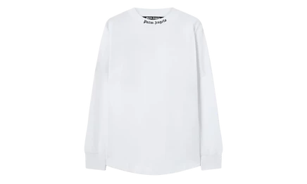 Мужской лонгслив Palm Angels Classic Logo, белый
