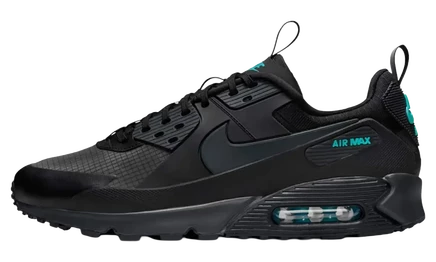 Кроссовки Nike Air Max 90 Drift, черные с бирюзовыми акцентами