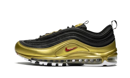 Кроссовки Nike Air Max 97, черные/золотистые