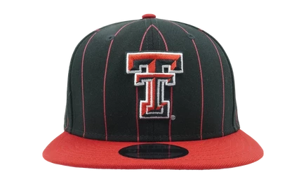 Унисекс кепка New Era 9FIFTY Texas Tech, черно-красная