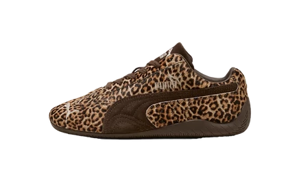 Кроссовки Puma Speedcat Wild из меха пони, леопардовые