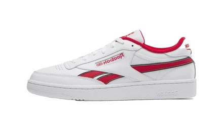 Кроссовки Reebok Club C Revenge, бело-красно-черные