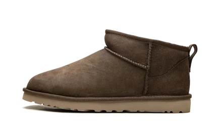 Мужские ботинки Ugg Classic Ultra Mini замшевые, коричневые