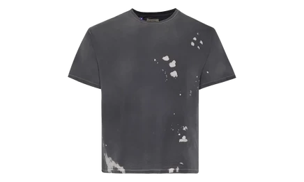 Мужская футболка Gallery Dept. Paint Splatter GD303, выцветшая черная