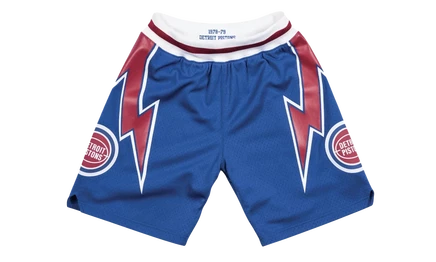 Мужские шорты Mitchell & Ness Detroit Pistons 78-79