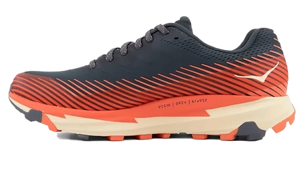 Женские кроссовки Hoka Torrent 2, серо-оранжевые