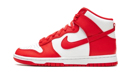 Кроссовки Nike Dunk High DD1399, бело-красные