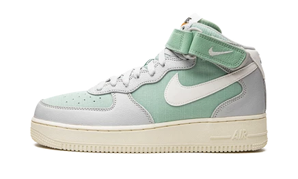 Кроссовки Nike Air Force 1 Mid ′07 LX Grey Fog Enamel Green