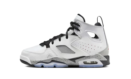 Детские кроссовки Jordan Flight Club 91 GS, белые с серебристым