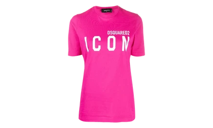 Женская футболка DSquared2 Icon Graphic, розовая
