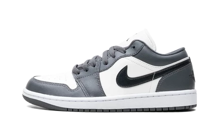 Женские кеды Jordan Air Jordan 1 Low кожаные, темно-серые