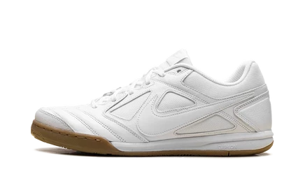 Кеды Nike Gato, белые с коричневой подошвой