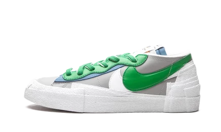 Кроссовки Nike Blazer Low sacai «Classic Green», зеленые