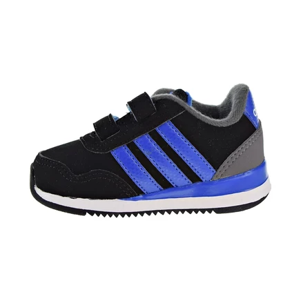 Детские кроссовки Adidas V Jog CMF TD, черно-сине-серые