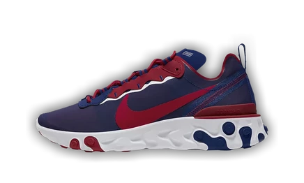 Кроссовки Nike React Element 55, NFL NY Giants