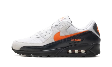 Кроссовки Nike Air Max 90, серо-оранжевые