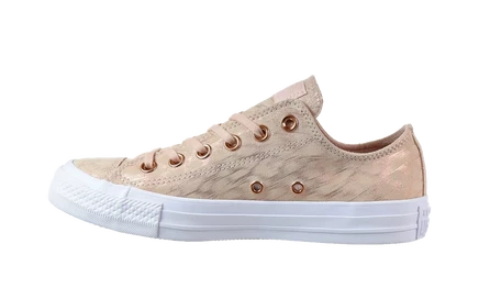 Женские кеды Converse Chuck Taylor All Star Ox, пыльно-розовые/белые