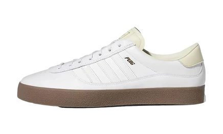 Кроссовки для зала Adidas Puig Indoor, бело-коричневые