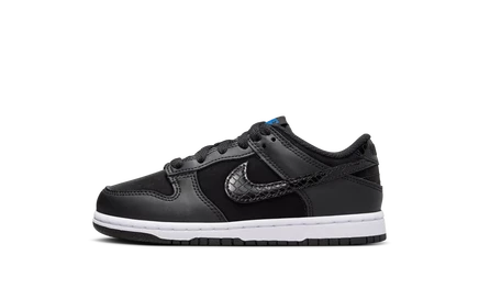 Детские кроссовки Nike Dunk Low SE, черный крокодиловый