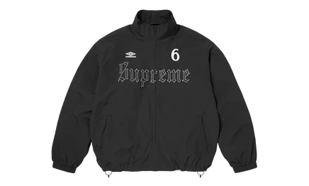 Унисекс спортивная куртка Supreme Umbro Rhinestone, черная