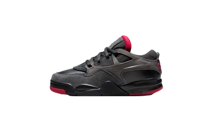 Детские кроссовки Jordan Retro 4 RM PS, черно-красные