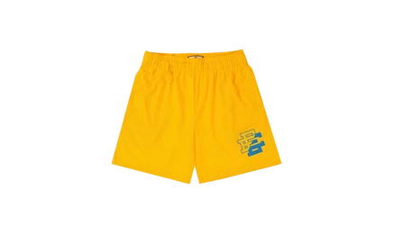 Шорты Eric Emanuel EE Basic Short SS24, желто-голубые
