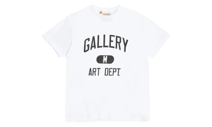 Футболка Gallery Dept Art Dept, бело-черная
