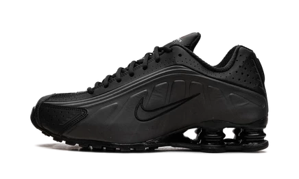 Кроссовки Nike Shox R4, черные с ярко-красным