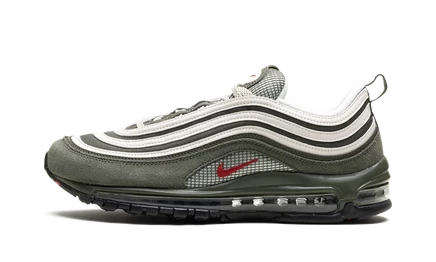 Кроссовки Nike Air Max 97, хаки/оранжевые