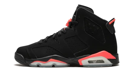 Детские кроссовки Jordan AJ6 «Infrared», черно-красные