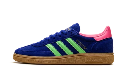 Женские кеды Adidas Handball Spezial, сине-салатовые