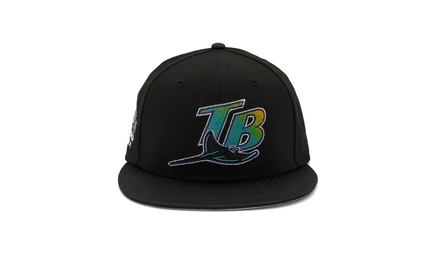 Кепка New Era 5950 Tampa Bay Rays с атласным козырьком